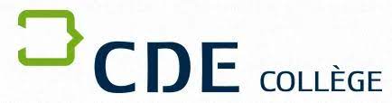 CDE College logo